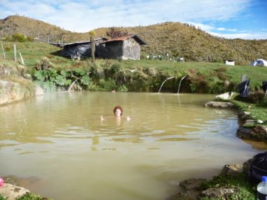 thermes Trek au parc los nevados randonnée colombie
