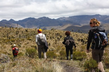 trek parc naturel los nevados en colombie