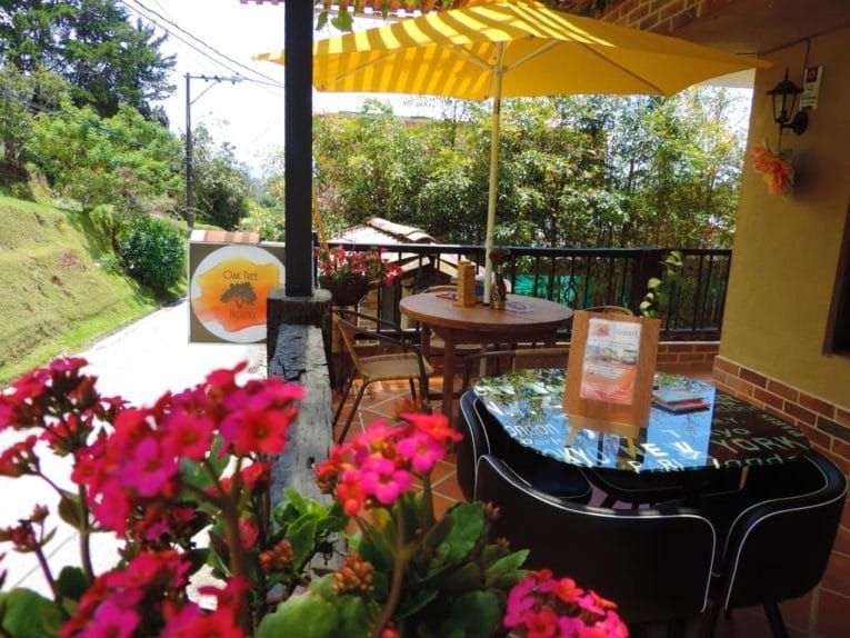 hotel guatape oak tree house