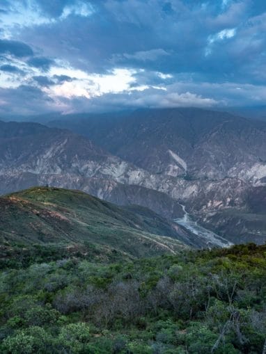 Canyon de Chicamocha en Colombie
