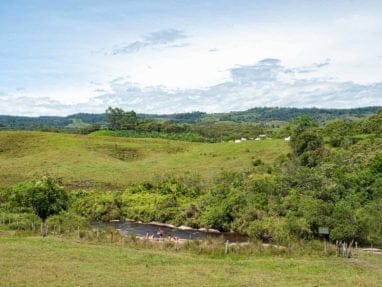 Las Gachas, bassins naturels dans le Santander en Colombie