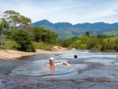 Las Gachas, bassins naturels dans le Santander en Colombie