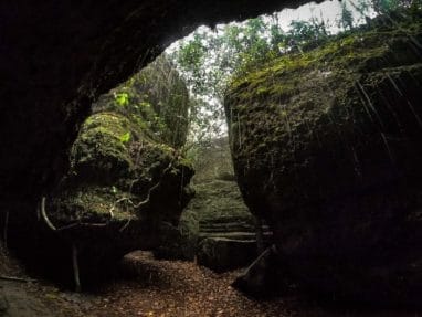 Site naturel des tunnels, Guaviare en Colombie