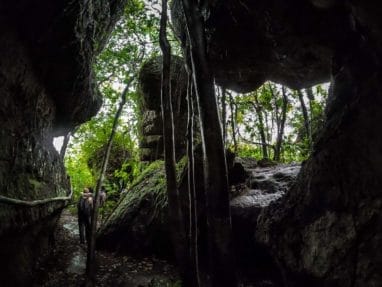 Site naturel des tunnels, Guaviare en Colombie