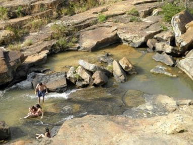 Balneario Pescaderito à Curiti près de San Gil en Colombie