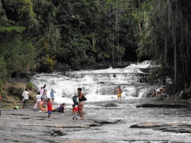 Pozo Azul près de San Gil en Colombie