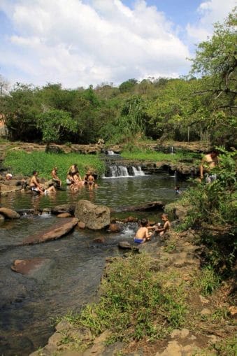 Pozo Azul près de San Gil en Colombie