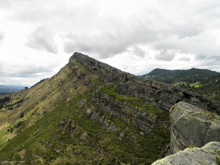 Falaises de Sutatausa, trek proche de Bogota