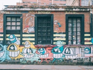 Street art à la Candelaria de Bogota en Colombie