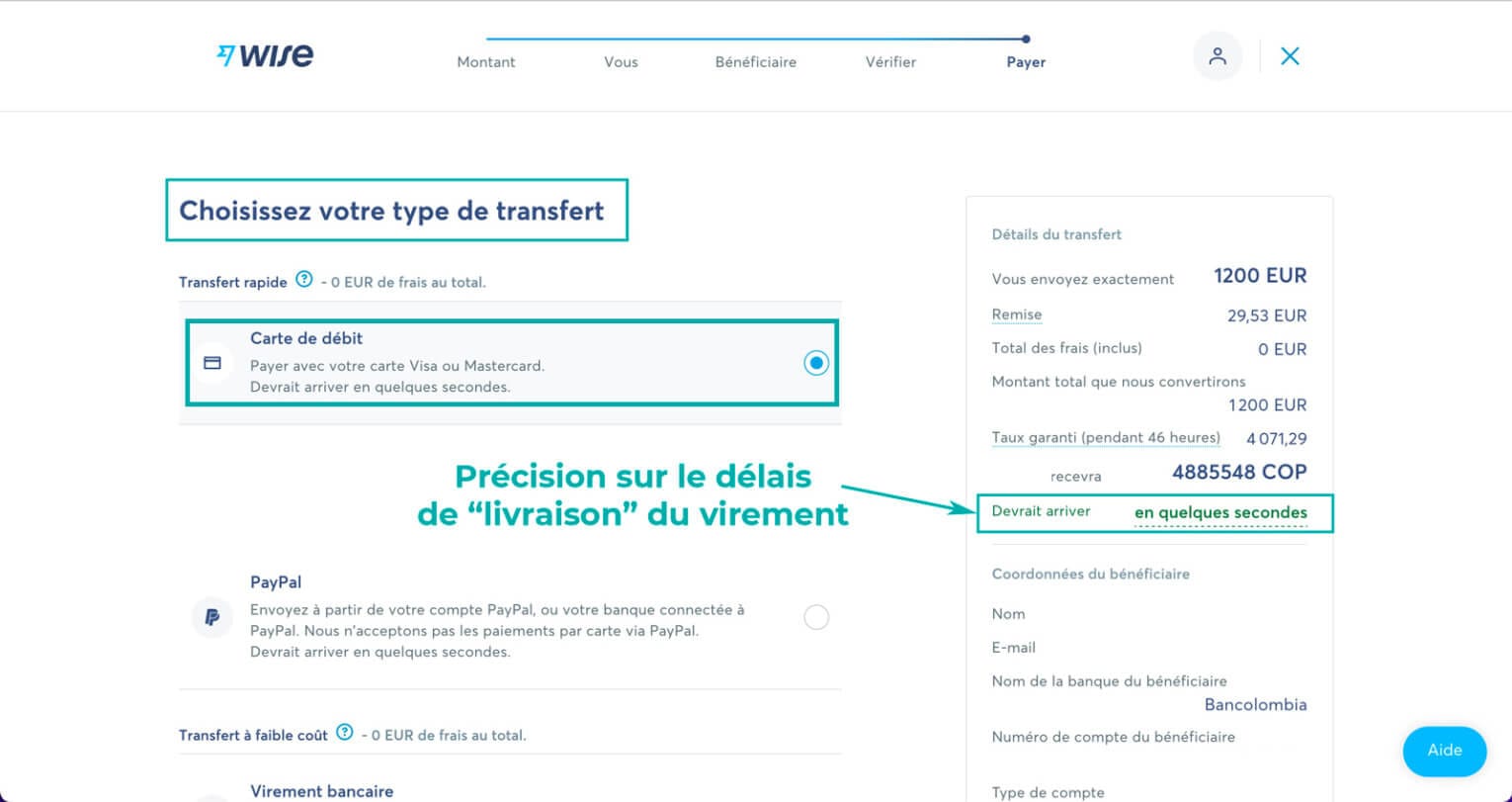 Comment envoyer de l’argent en Colombie sans frais