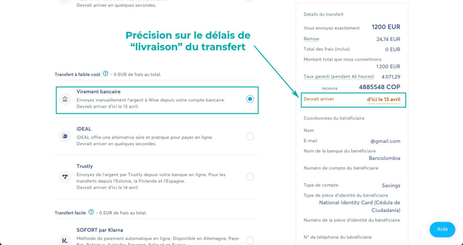 Comment envoyer de l’argent en Colombie sans frais