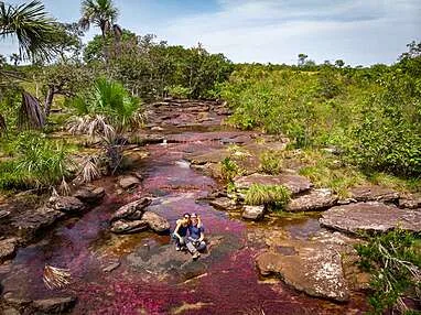 Caño Sabana Guaviare, la rivière colorée Trankilandia (le petit caño cristales)