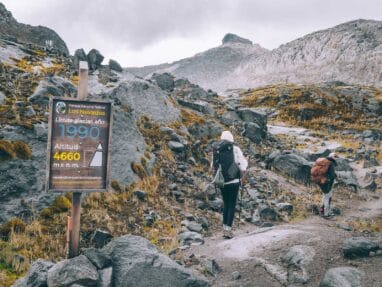 Trek au Nevado Santa Isabel, Parc national Los Nevados