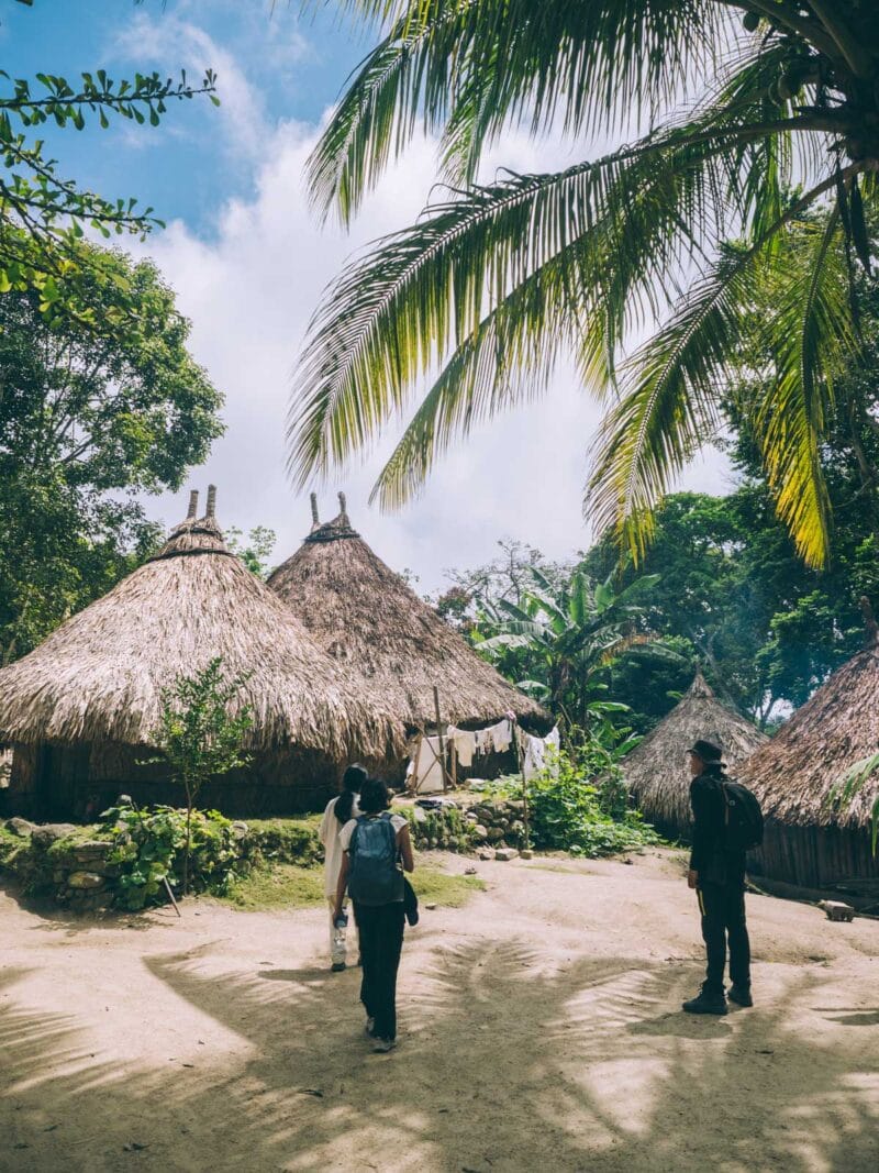 Rencontre avec une communauté Kogui sur le sentier de Tayrona