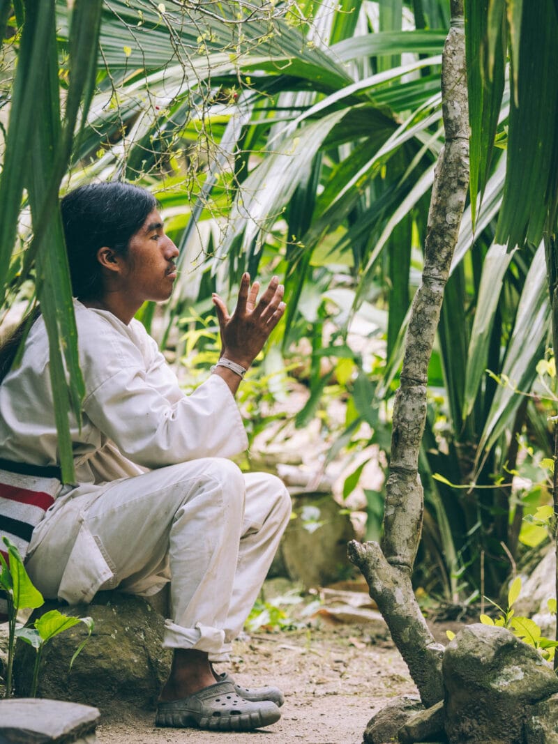 Rencontre avec une communauté Kogui sur le sentier de Tayrona