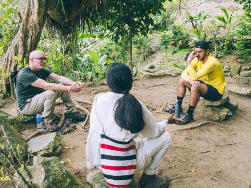 Rencontre avec une communauté Kogui sur le sentier de Tayrona