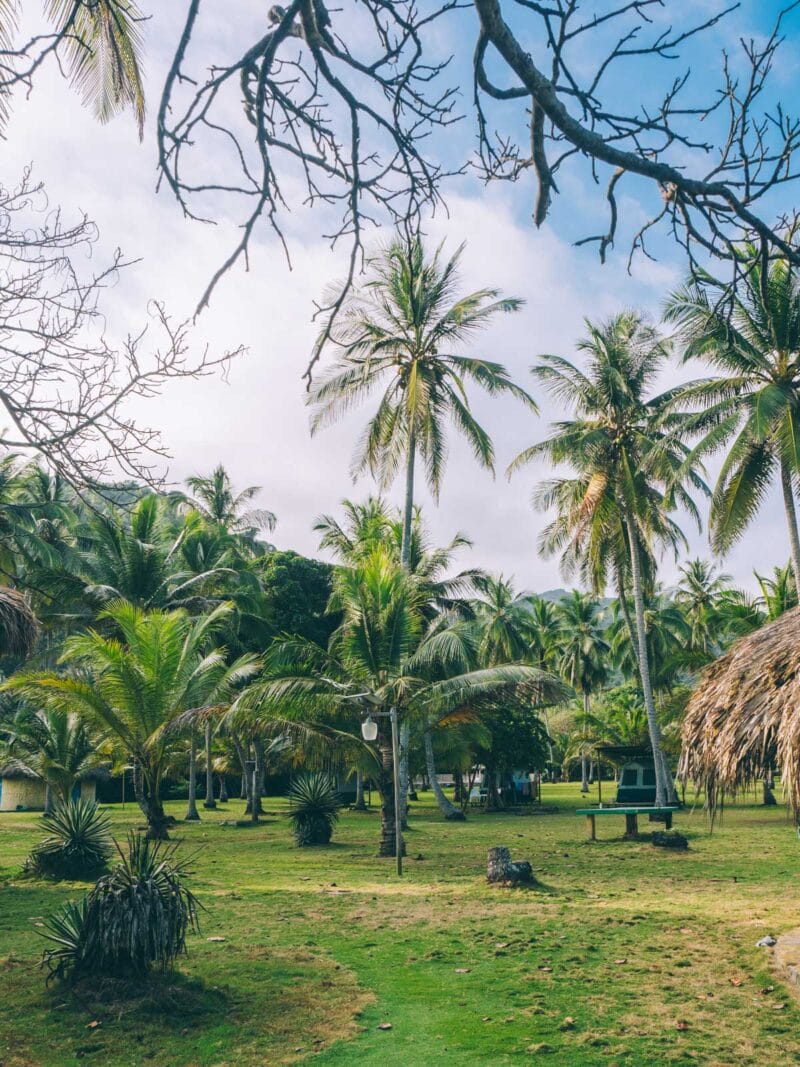 Arrivée à Playa Brava pendant le trek au Parc Tayrona