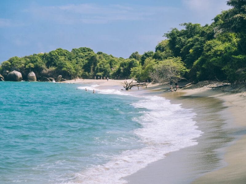 Playa Boca del Saco en arrivant du sentier de Playa Brava